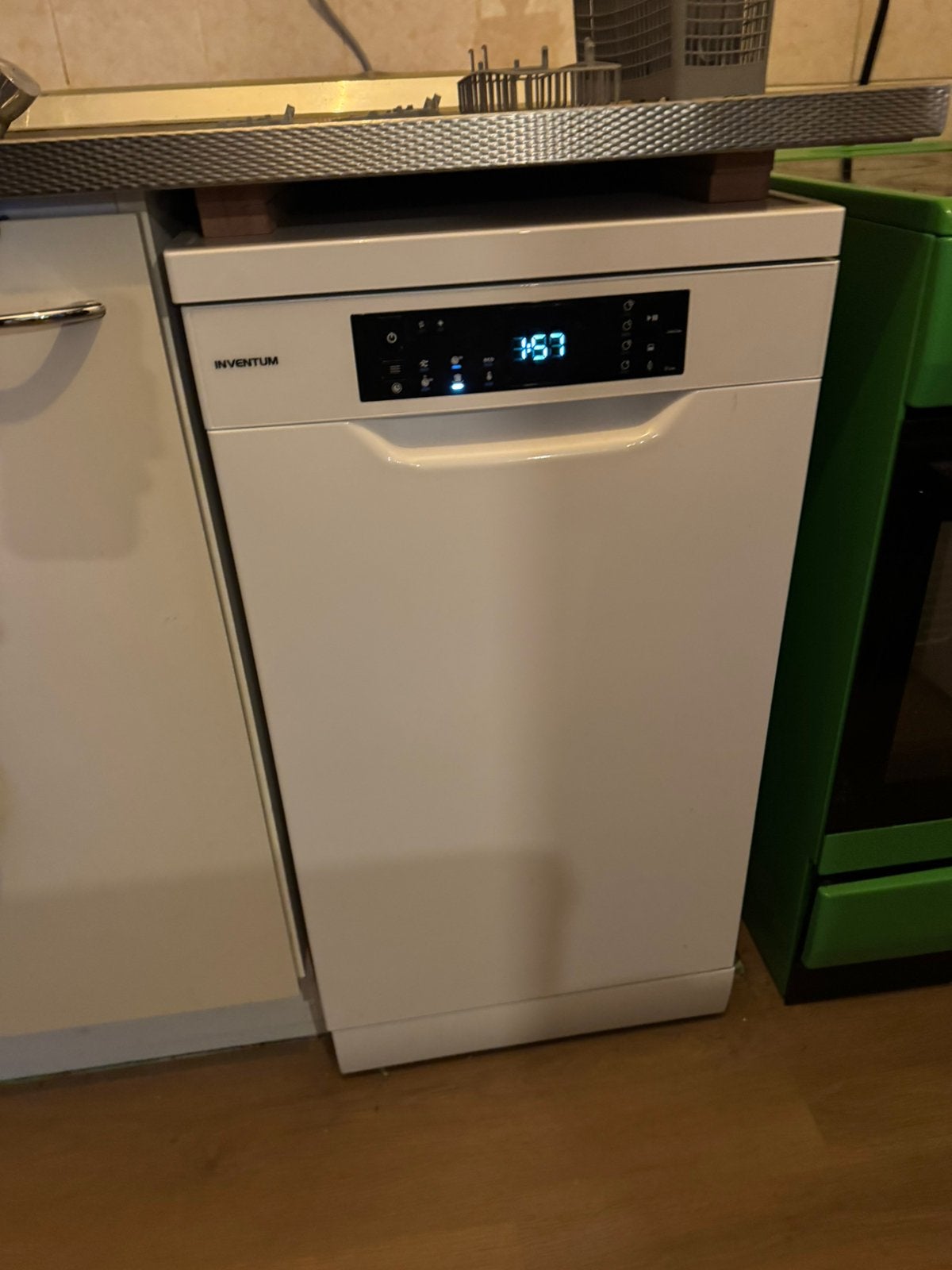 Inventum VVW4530AW vrijstaande vaatwasser, Ophalen, Minder dan 45 cm, Zo goed als nieuw, 85 tot 90 cm