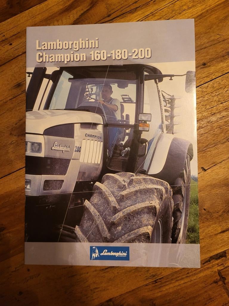 tractor folder Lamborghini Champion 160-180-200, Ophalen of Verzenden, Zo goed als nieuw