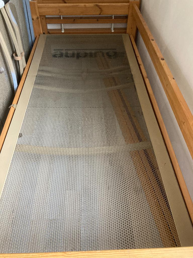 2 Auping spiraalbodems 90x200 cm, Ophalen, Gebruikt, 90 cm, Eenpersoons