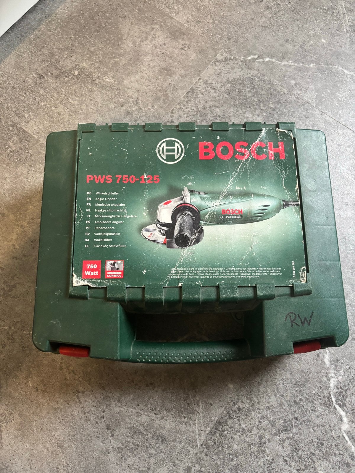 Bosch PWS 750-125 Haakse Slijper - 750 Watt, Ophalen, Gebruikt, Haakse slijper, Bosch