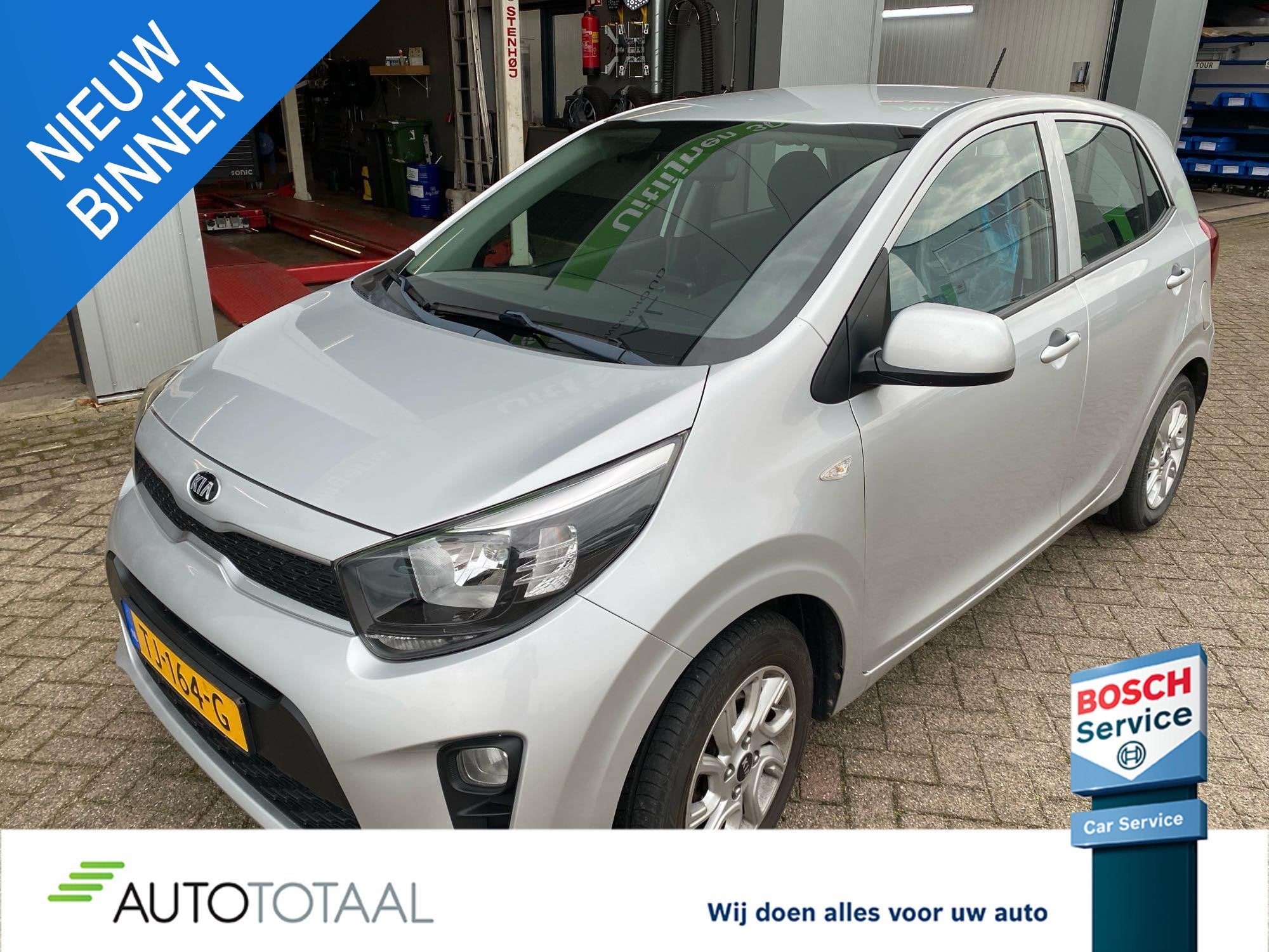 Kia Picanto 1.0 CVVT EconomyPlusLine, Auto's, Voorwielaandrijving, Stof, Gebruikt, Euro 6