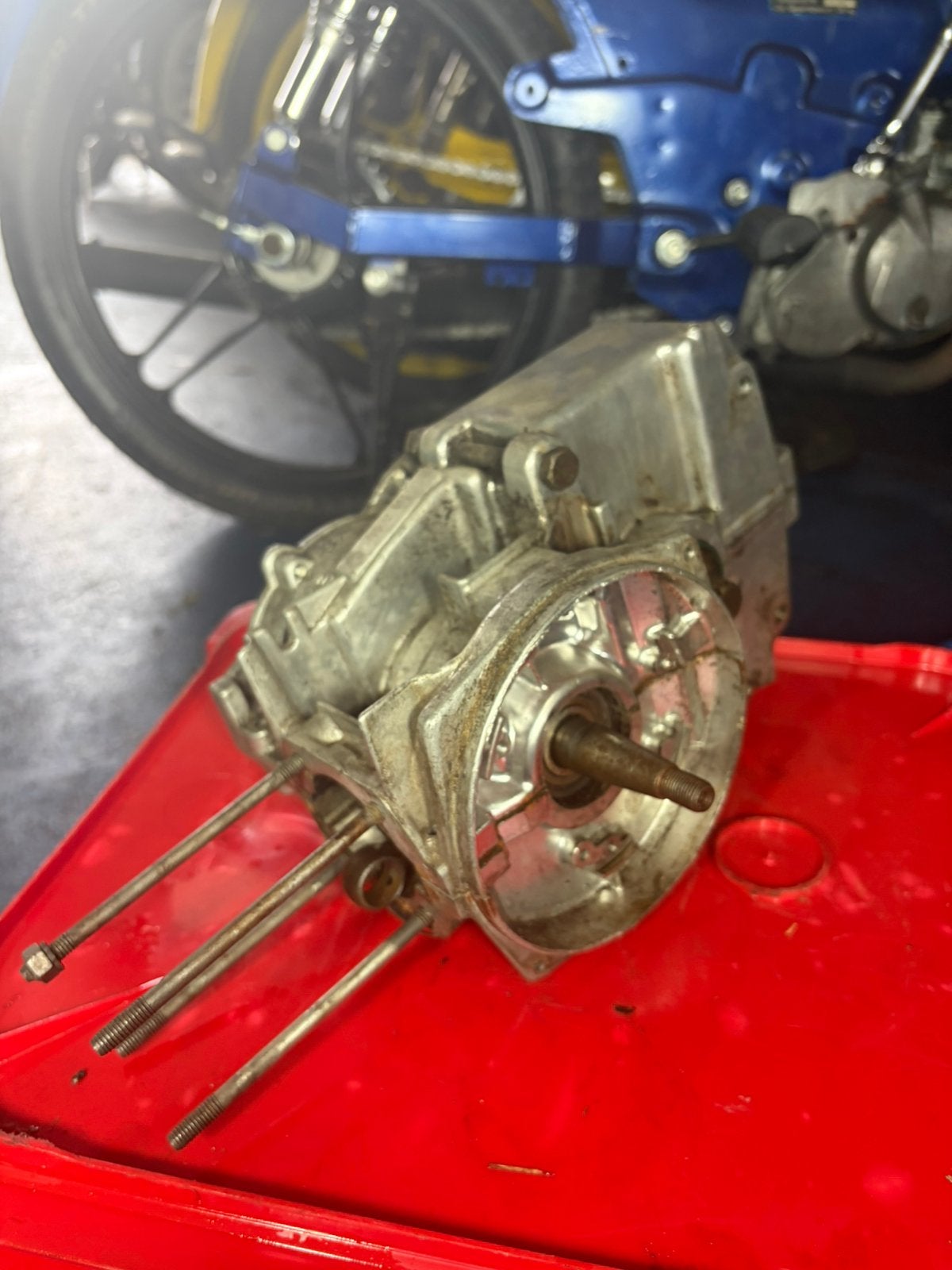 Puch E50 motorblok, Verzenden, Gebruikt, Blok