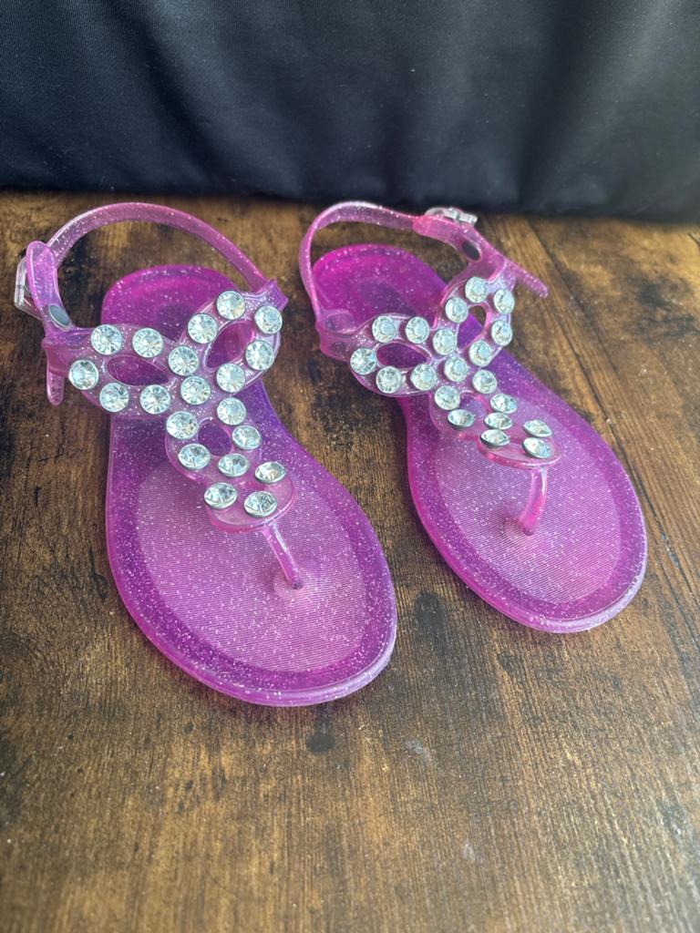 HOLSTER Roze glitter waterschoenen/sandalen maat 33, Kleding | Dames, Schoenen, Ophalen of Verzenden, Gedragen, Roze, Sandalen of Muiltjes