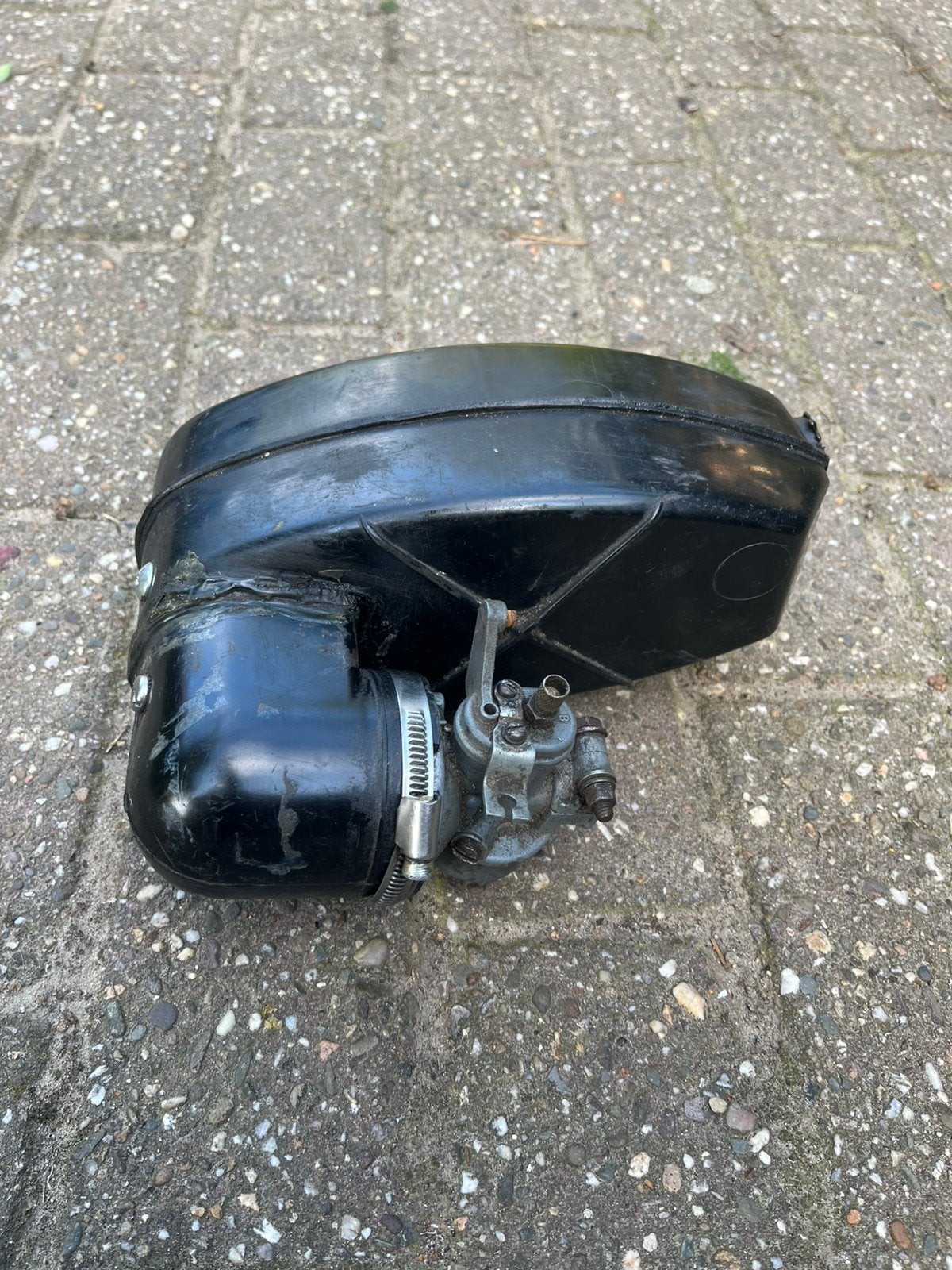 Luchtfilter met cabrateur Zundapp roller, Ophalen of Verzenden, Carburateur