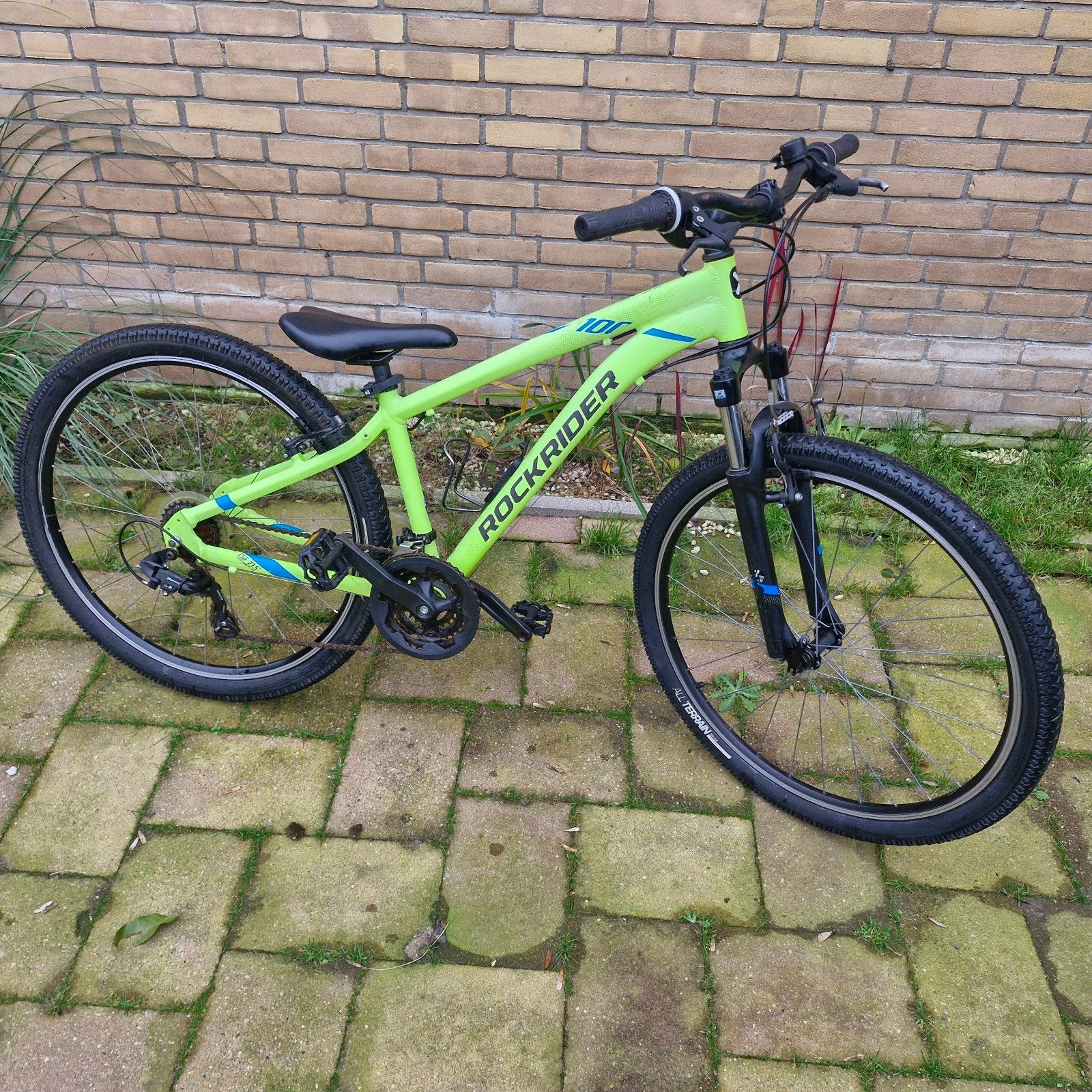 Rockrider ST100 mountainbike, Fietsen en Brommers, Gebruikt, Velgrem, Rockrider, Handrem
