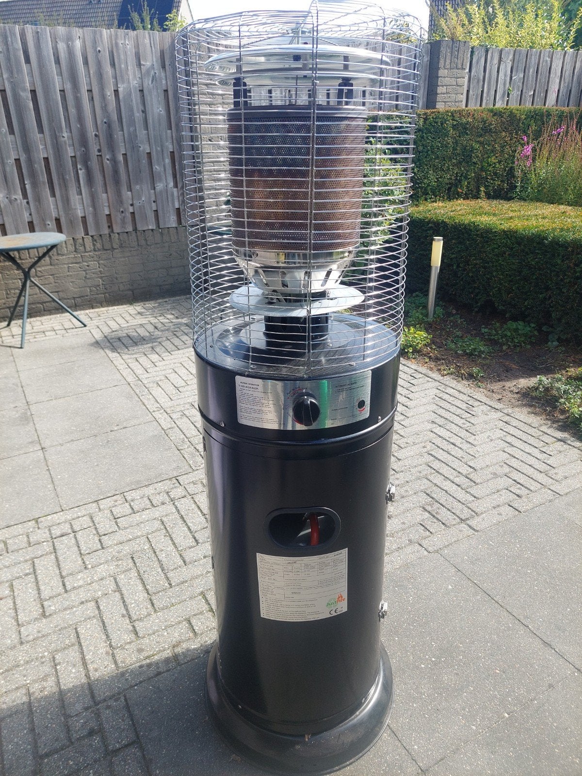 Lounge Terrasverwarmer-heater op gas, Ophalen