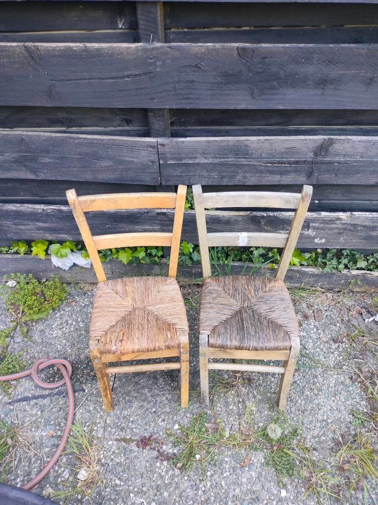 2 kinderboerenstoelen, Ophalen, Hout