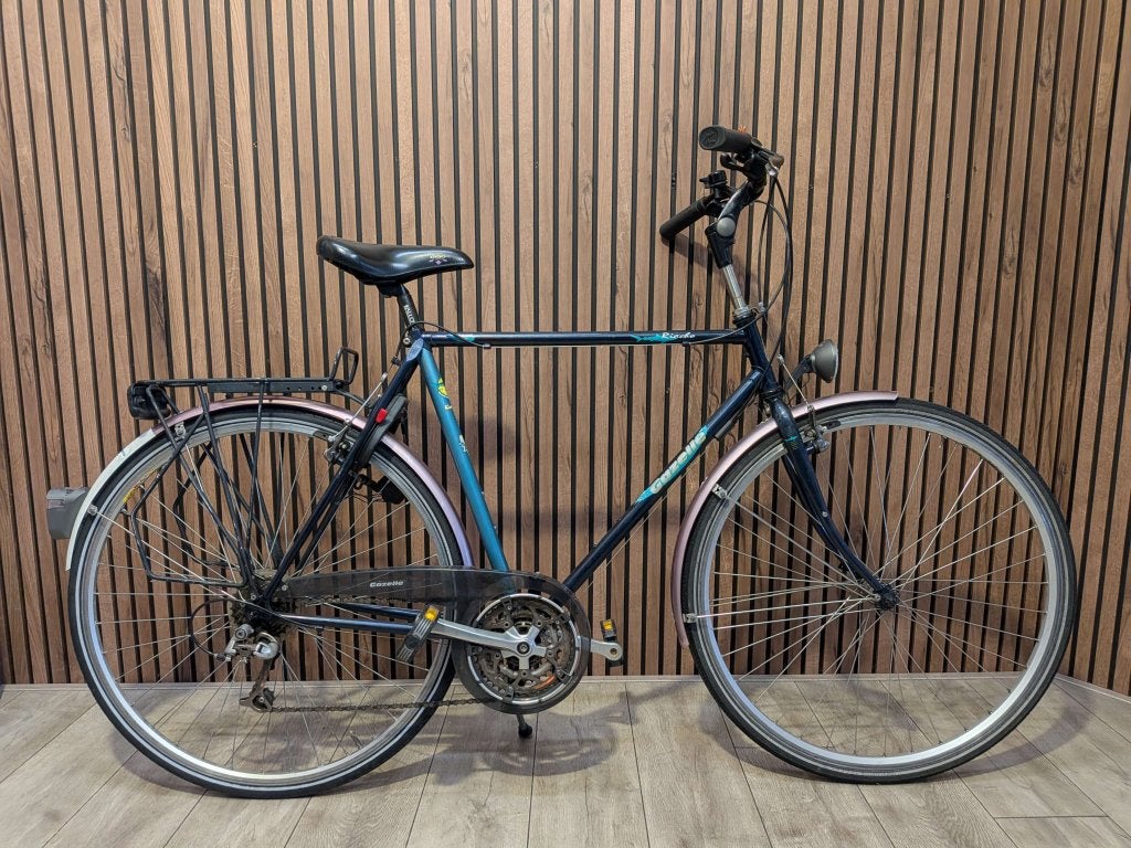 Gazelle Riacho 28 inch herenfiets framehoogte 57cm, Gebruikt, Velgrem, Versnellingen, Niet ingevuld