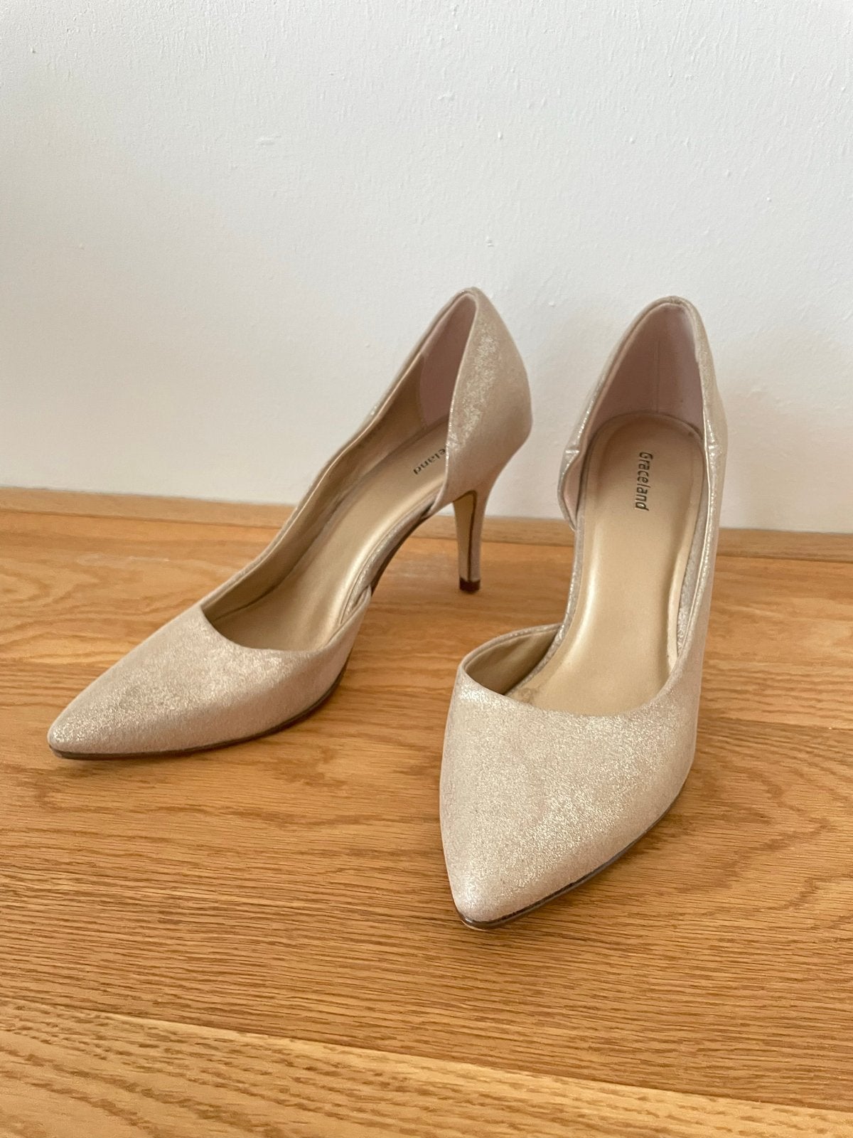 Gouden Graceland Pumps - Maat 38, Ophalen of Verzenden, Zo goed als nieuw, Overige kleuren, Pumps