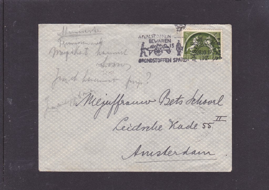 Envelop met Brief uit de oorlog 1944 (652), Verzenden, Envelop