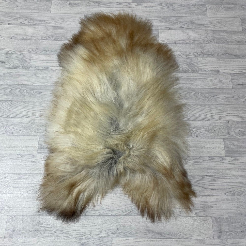 Schapenvacht IJslands multicolor 110x70cm #1918 | Lederstore, Landelijk, modern, Scandinavisch, industrieel, 100 tot 150 cm, Nieuw