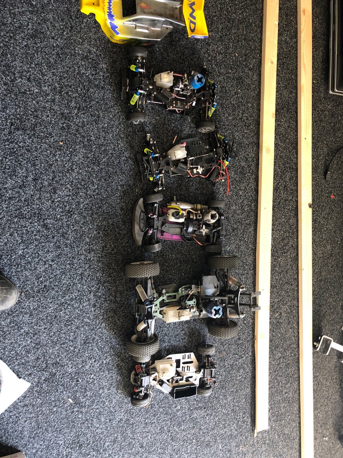 RC Nitro Auto's - Diverse Modellen en Onderdelen, Ophalen, Gebruikt, Auto offroad, Nitro