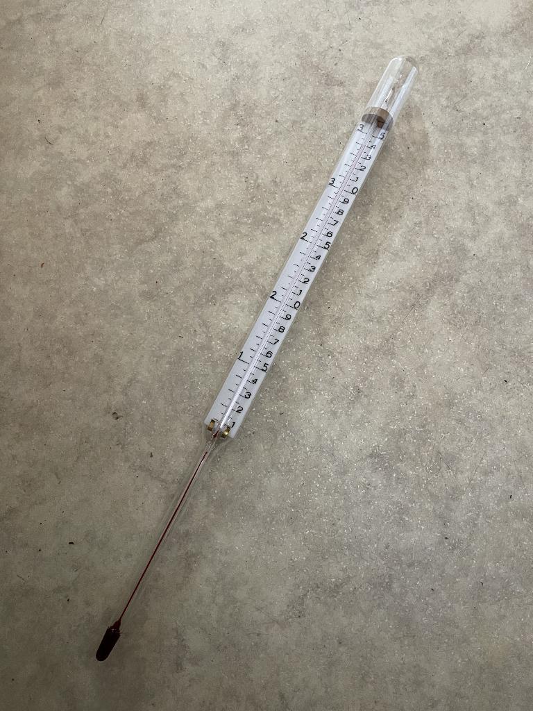 PRECISION thermometer 11-35 C, 48 cm, alcohol, Ophalen of Verzenden