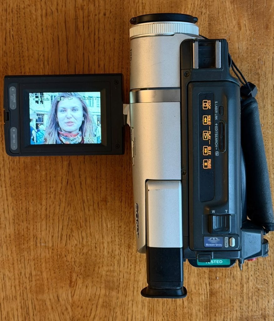 Sony DCR-TRV420E, Digital8, Hi8/Video8, NightShot, GETEST!, 20x of meer, Overige soorten, Ophalen of Verzenden, Zo goed als nieuw