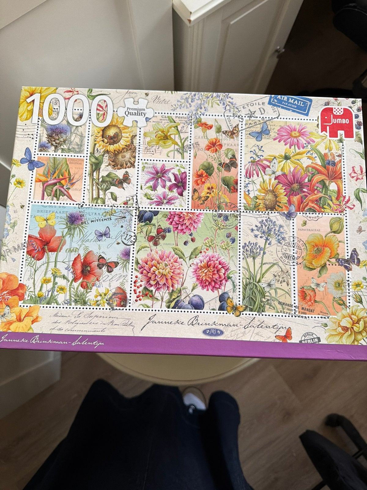 Jumbo Legpuzzel 1000 stukjes - Janneke Brinkman-Salentijn, Ophalen of Verzenden, 500 t/m 1500 stukjes, Zo goed als nieuw, Legpuzzel