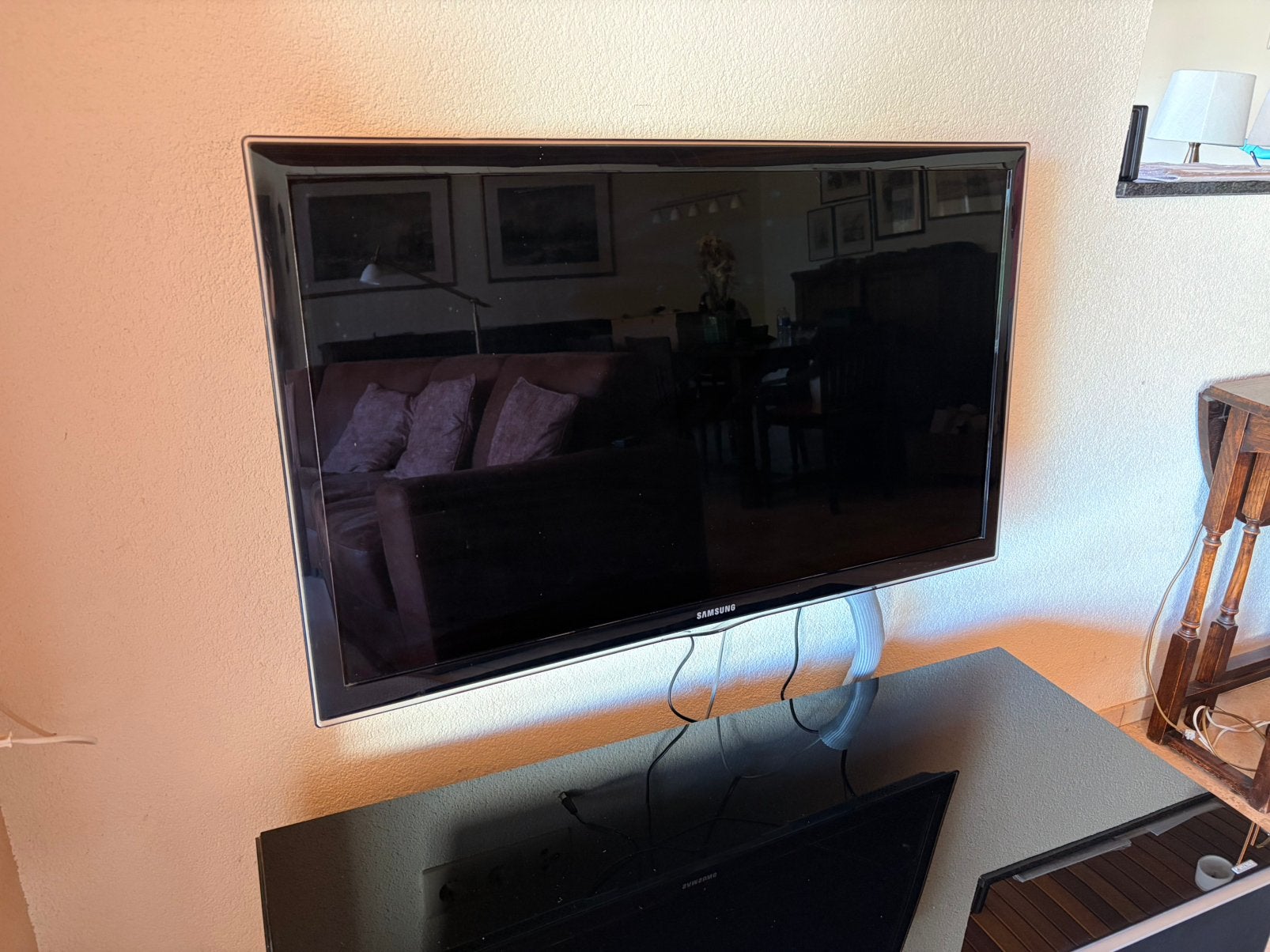 Samsung 40 inch Full HD Smart LED | UE40D6320SS + muurbeugel, Ophalen, 50 Hz, Samsung, 100 cm of meer