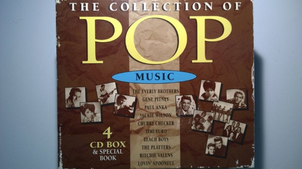 The Collection Of Pop Music (4 CD Box Plus Boek), Boxset, Ophalen of Verzenden, Zo goed als nieuw, Inclusief boekje
