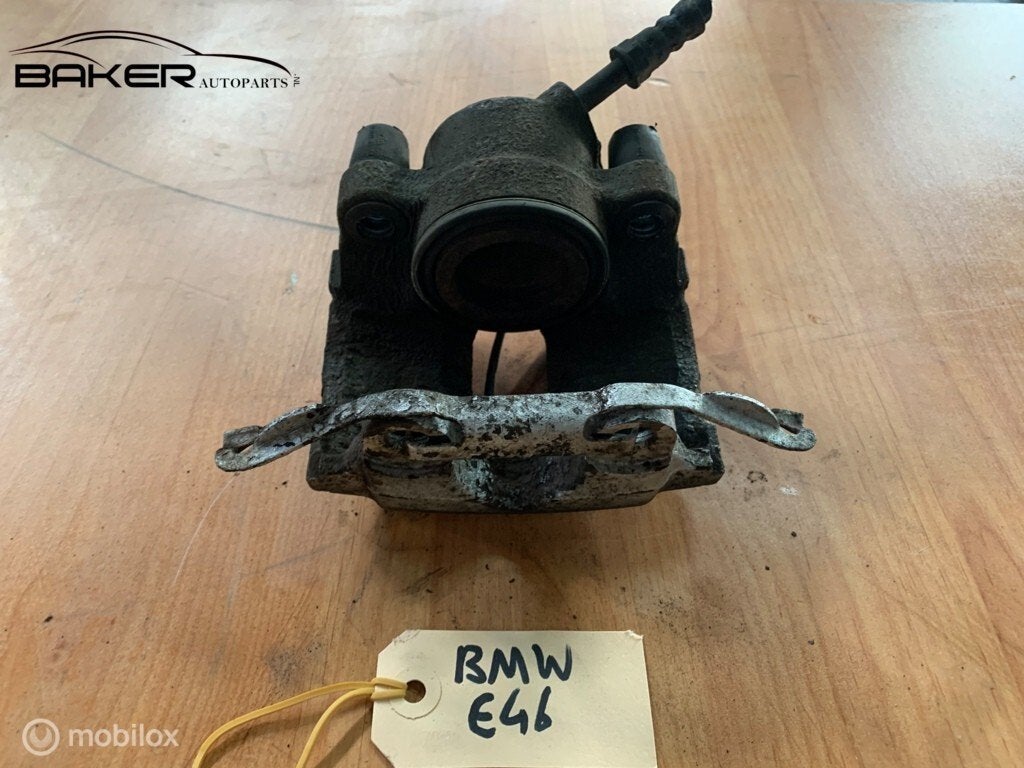 Remklauw linksvoor BMW 3-serie E46 ('98-'05), Gebruikt, Ophalen of Verzenden, BMW, BMW