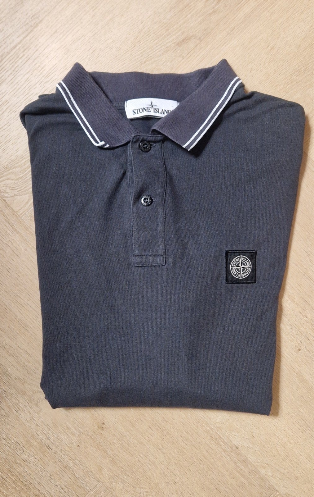 Stone Island Polo Shirt - Grijs - Maat 3XL, Overige maten, Ophalen of Verzenden, Grijs, Stone Island