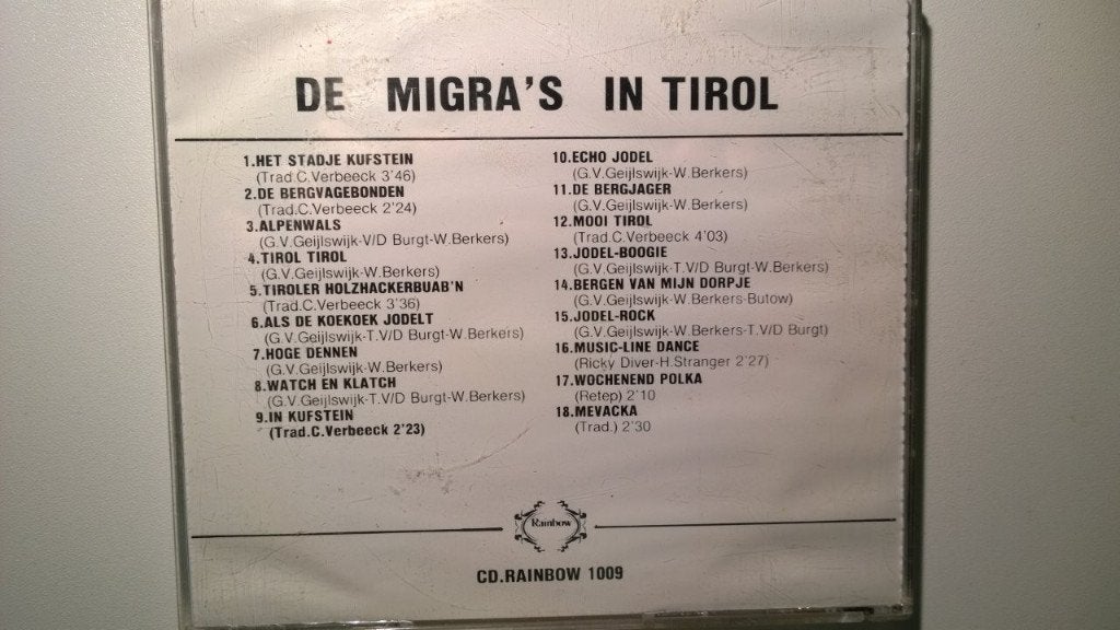 De Migra's - In Tirol, Ophalen of Verzenden, Zo goed als nieuw, Levenslied of Smartlap