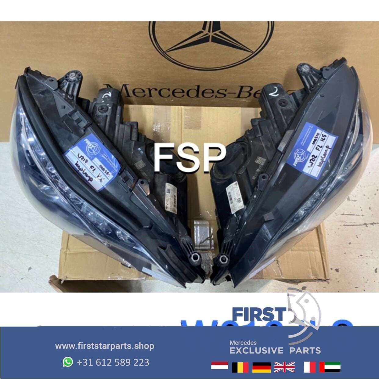 W212 W207 C207 S212 FULL LED ILS KOPLAMP LINKS E KLASSE FACE, -, Ophalen of Verzenden, -, Gereviseerd