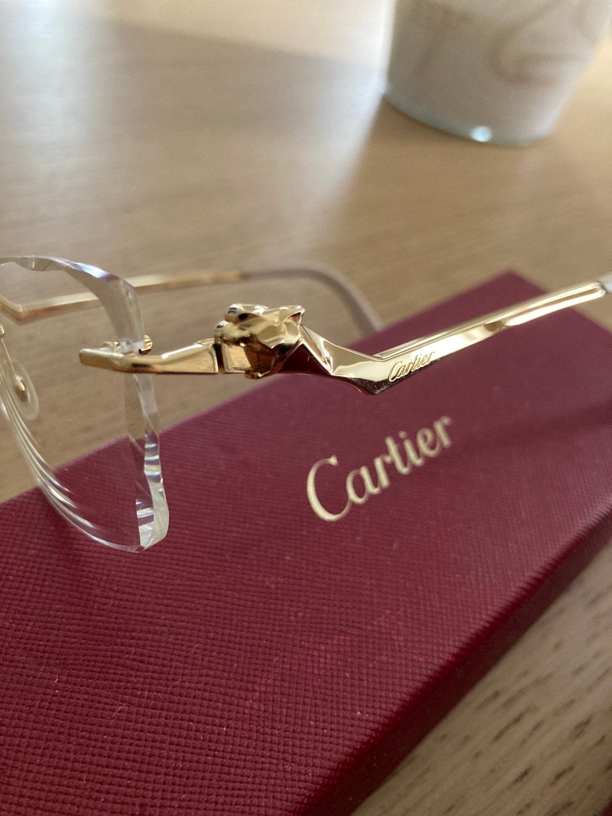Cartier montuur, gekocht bij Schmidt Optiek – met bon, Ophalen of Verzenden, Zo goed als nieuw, Bril, Overige merken