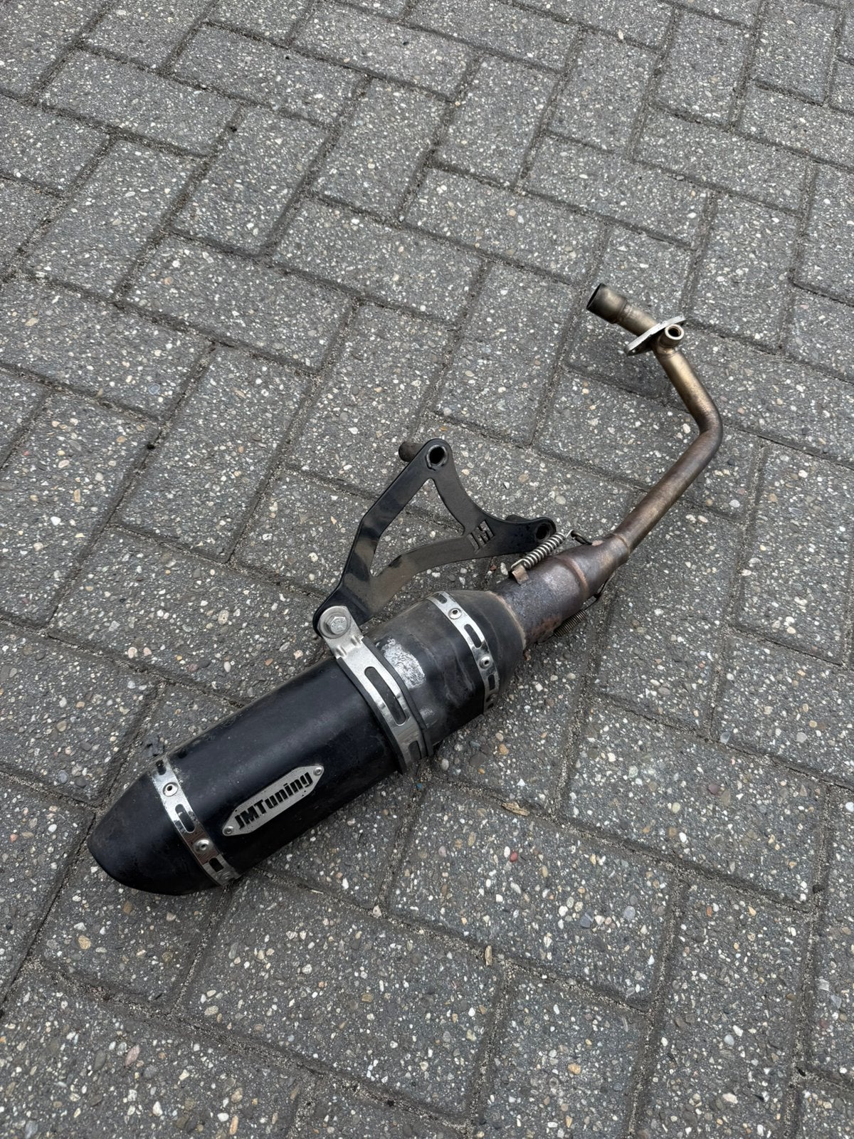 Jm tuning uitlaat 4t 3v vespa en zip, Ophalen, Zo goed als nieuw