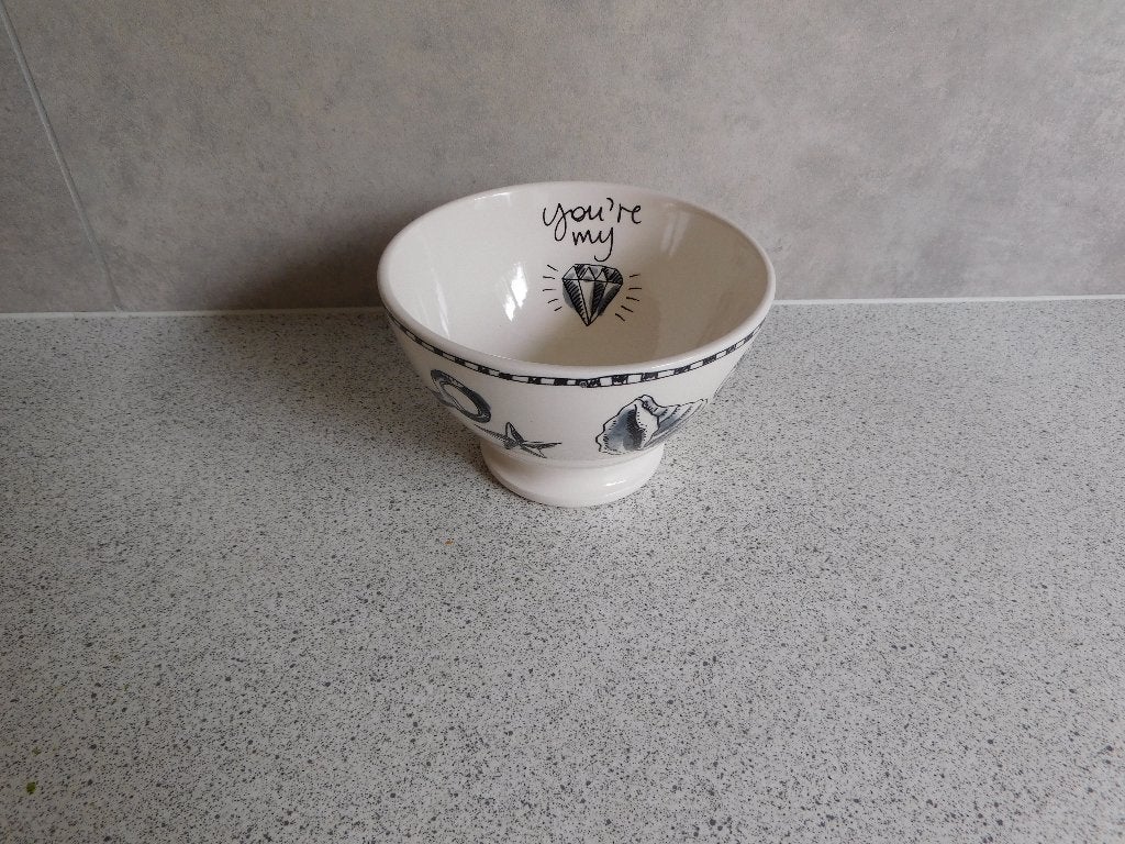 Blond Amsterdam Kom 'X Noir' - 13x8 cm, Ophalen of Verzenden, Zo goed als nieuw, Kom(men), Modern