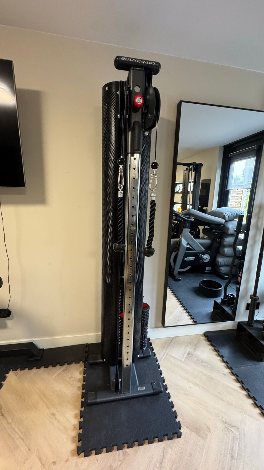 Home gym/ complete homegym met alles erop en eraan., Ophalen, Zo goed als nieuw, Benen, Fitnessbank