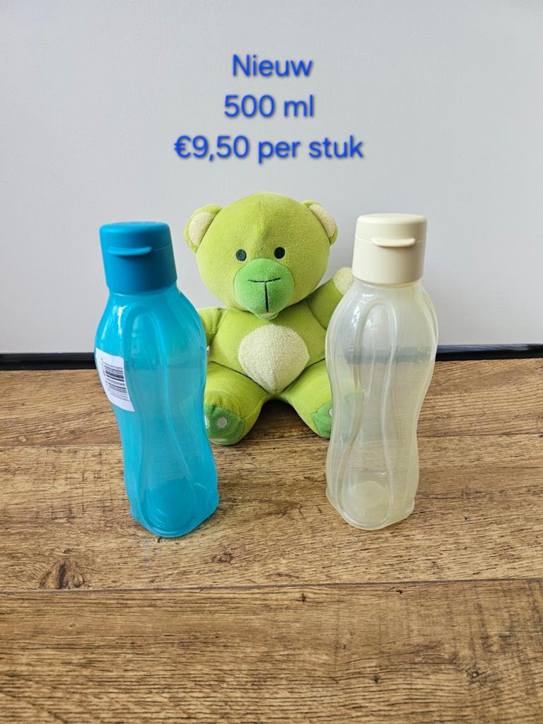 *☆ Tupperware nieuwe 500 ml flessen sportdop, Ophalen of Verzenden, Nieuw, Groen, Beker of Kan
