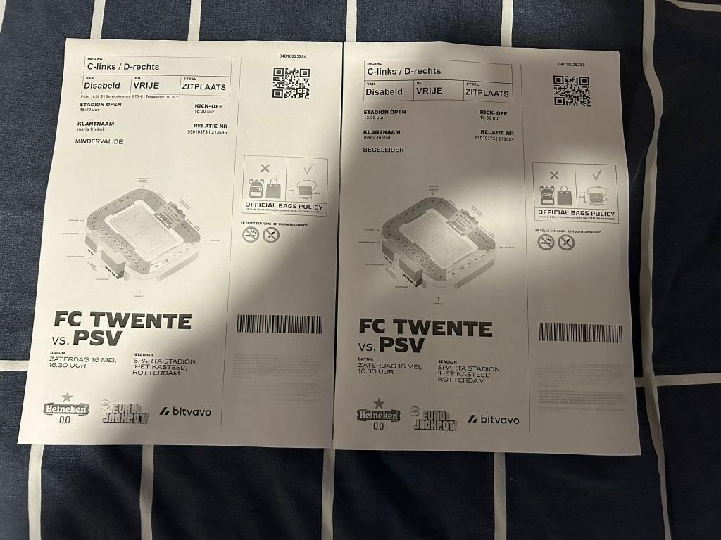 voetbal kaartjes, Ophalen of Verzenden, Nieuw, Overige binnenlandse clubs, Overige typen