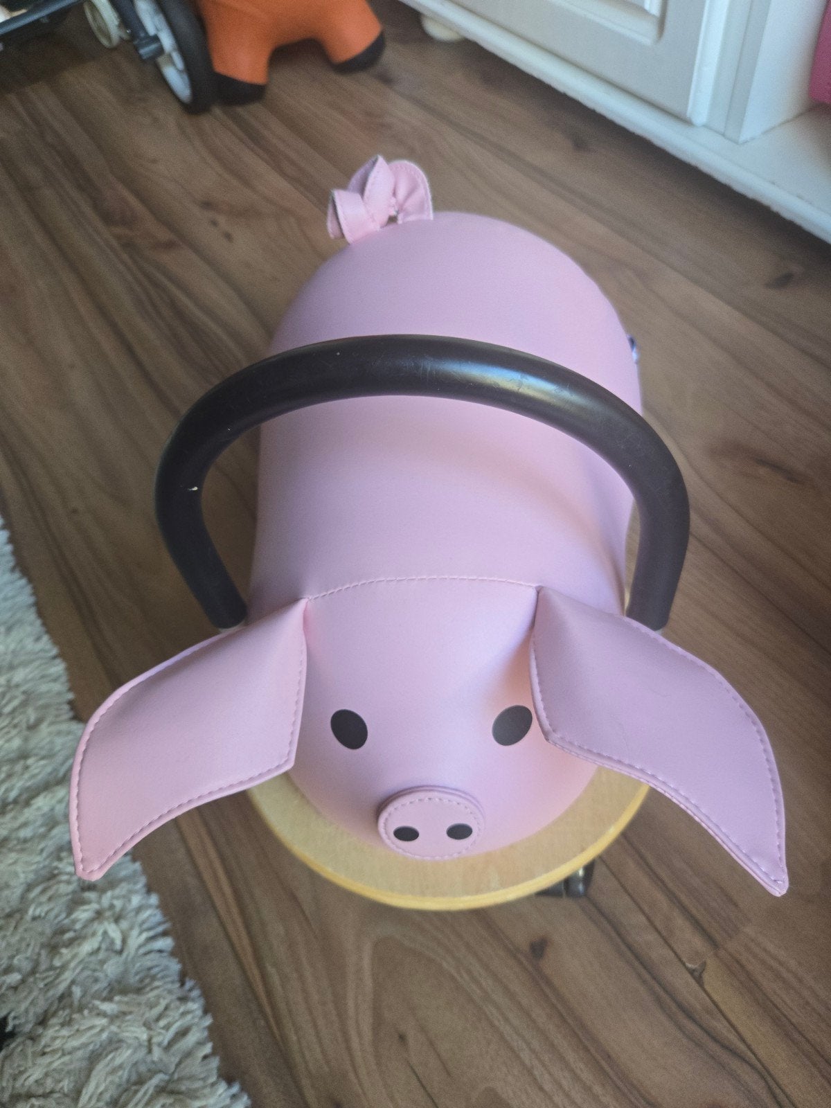 Roze Wheelybug varken, Kinderen en Baby's, Ophalen, Gebruikt, Loopvoertuig
