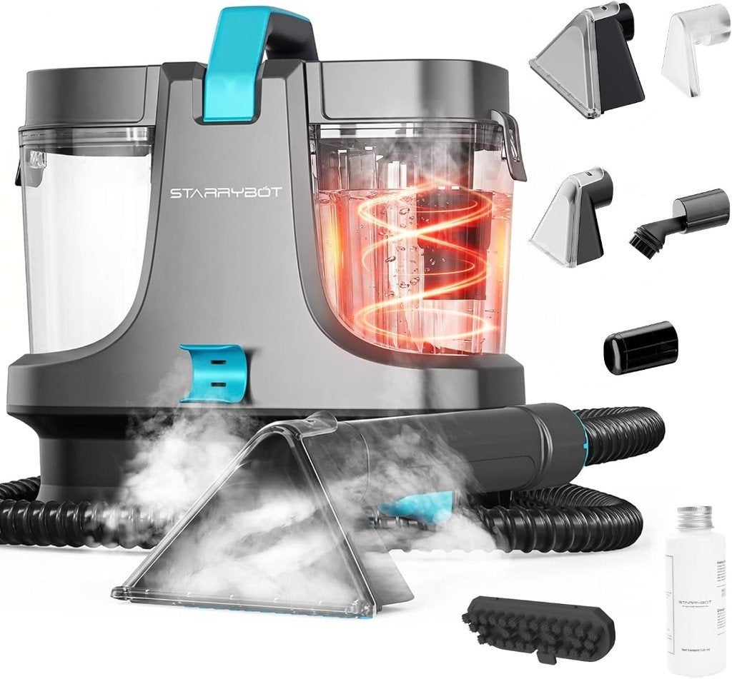 STARRYBOT Tapijtreiniger 1500W - Nieuw in doos., Ophalen of Verzenden, Nieuw, Overige typen