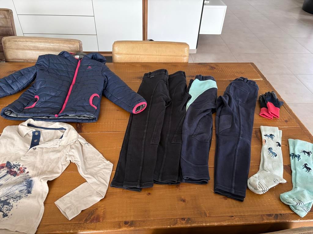 Te koop paardrijkleren maat 116-122, Dieren en Toebehoren, Paardrijkleding, Gebruikt, Kinderen, Dressuur, Onderkleding