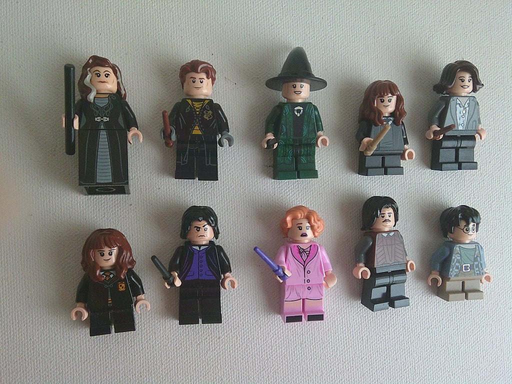 Lego: 10 Harry Potter minifiguren/poppetjes    2, Lego, Harry Potter, Ophalen of Verzenden, Zo goed als nieuw