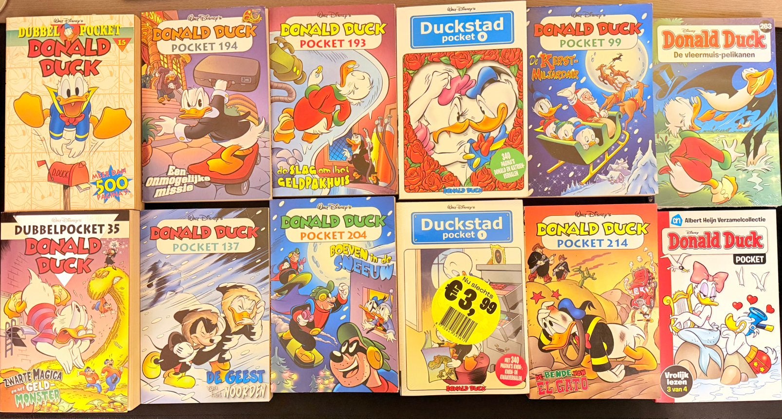 Donald Duck (Dubbel) Pockets, Boeken, Stripboeken, Meerdere stripboeken, Ophalen, Gelezen