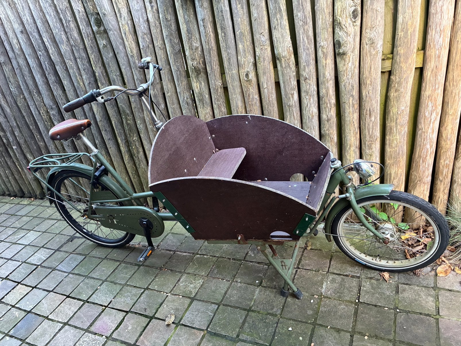 Opknap bakfiets, Ophalen, Terugtraprem, Gebruikt, Elektrisch
