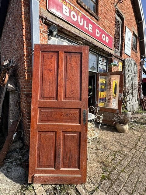 antieke oude binnendeur deuren paneeldeur, Gebruikt, 80 tot 100 cm, Binnendeur, Ophalen of Verzenden