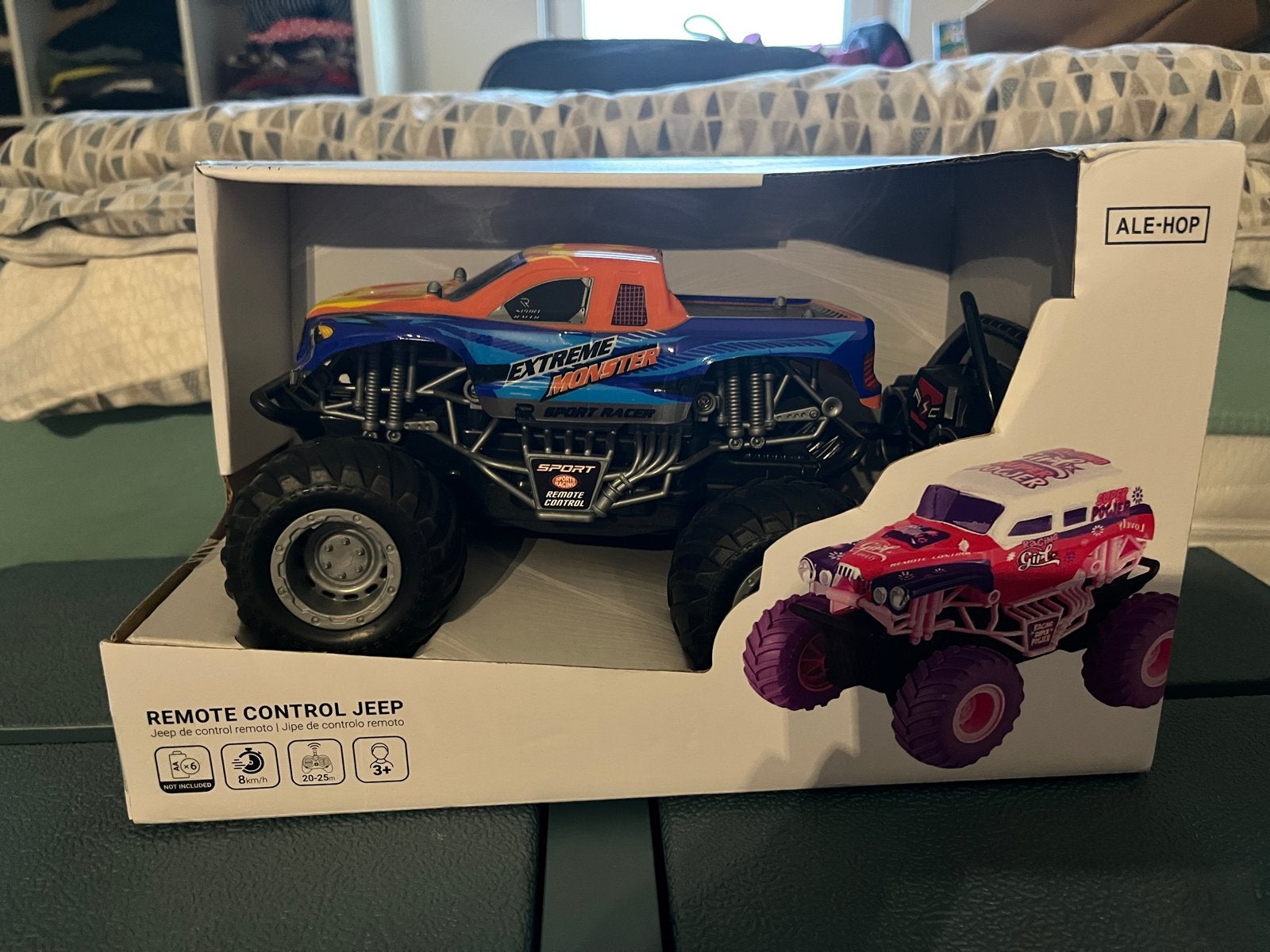 Nieuwe Extreme Monster Truck RC Jeep - Schaal 1:20, Auto offroad, Nieuw, RTR (Ready to Run), Ophalen