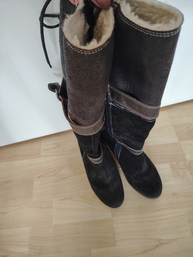 Dames laarzen tk, Hoge laarzen, Zwart, Ophalen of Verzenden, Onbekend