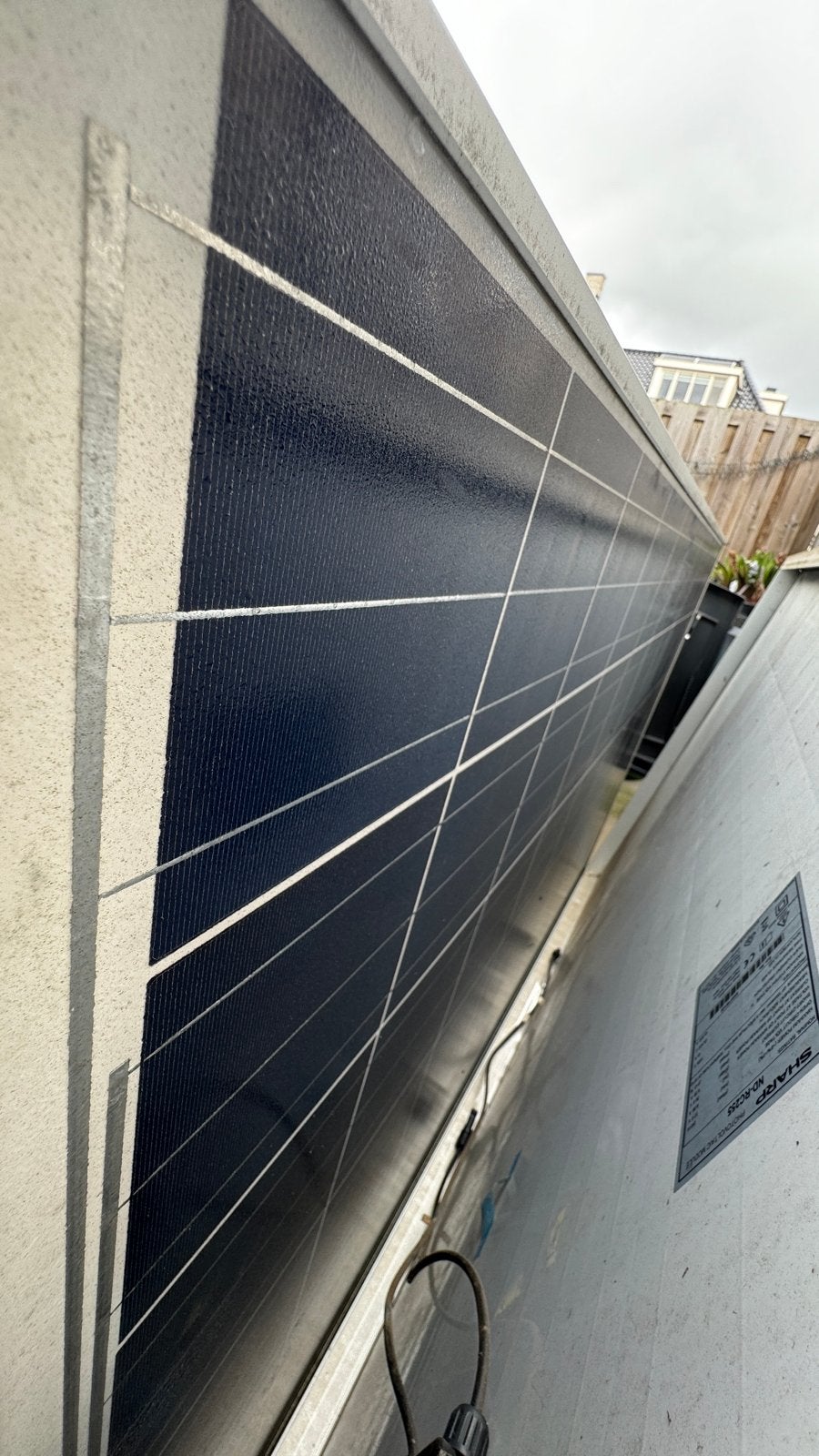 5 zonnepanelen 255Wp met Mastervolt omvormer, Doe-het-zelf en Verbouw, Zonnepanelen en Toebehoren, Ophalen of Verzenden, Gebruikt