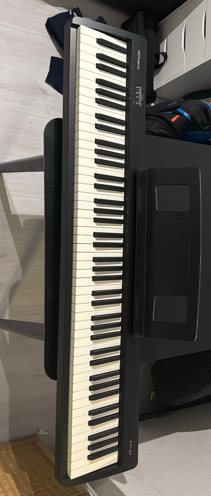 Roland FP-10, Ophalen, Zwart, Digitaal, Zo goed als nieuw