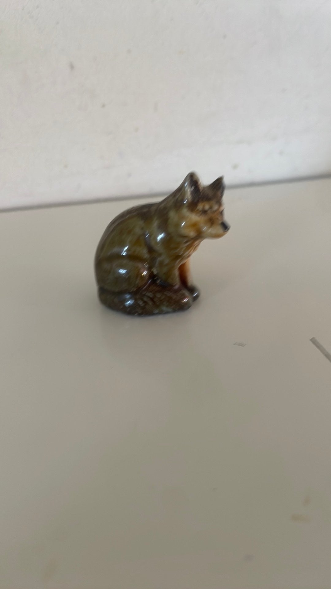 Wolven beeldje wade england, Ophalen of Verzenden, Zo goed als nieuw, Beeldje of Figuurtje