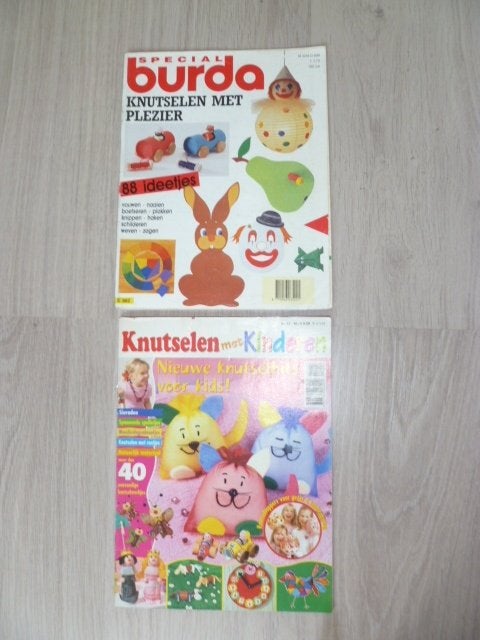 Burda-knutselen met plezier en Knutselen met Kinderen., Ophalen of Verzenden, Zo goed als nieuw, Knutselboek