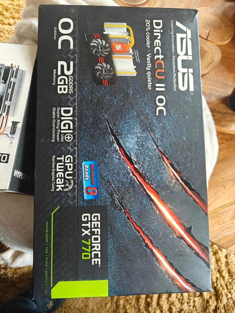 ASUS GeForce GTX 770 DirectCU II OC 2GB, Computers en Software, Videokaarten, Ophalen of Verzenden
