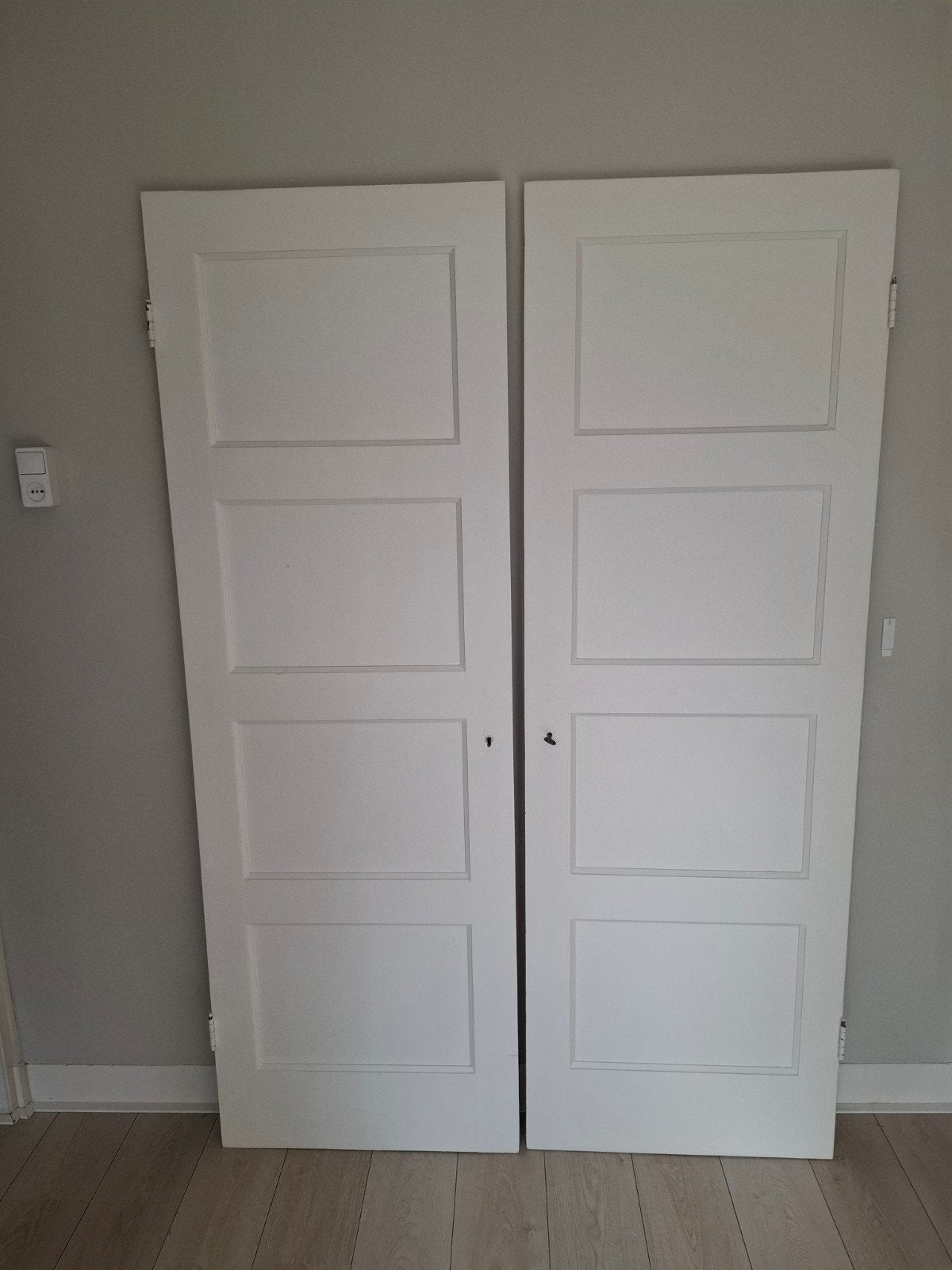 Set van 2 jaren '30 paneeldeuren, Ophalen, Gebruikt, Minder dan 80 cm, Binnendeur
