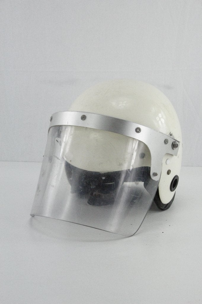 Helm met vizier - Verzamelobject, Onbekend, Ophalen of Verzenden, Onbekend, Onbekend