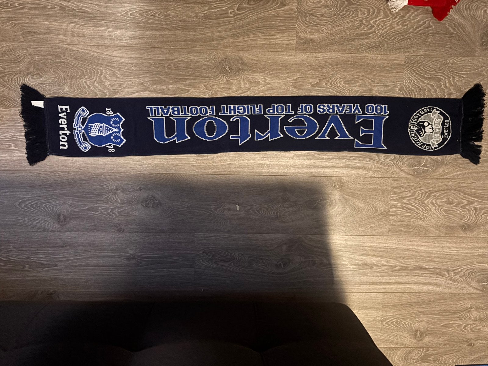 Everton sjaal - 100 jaar topvoetbal, Ophalen of Verzenden, Zo goed als nieuw