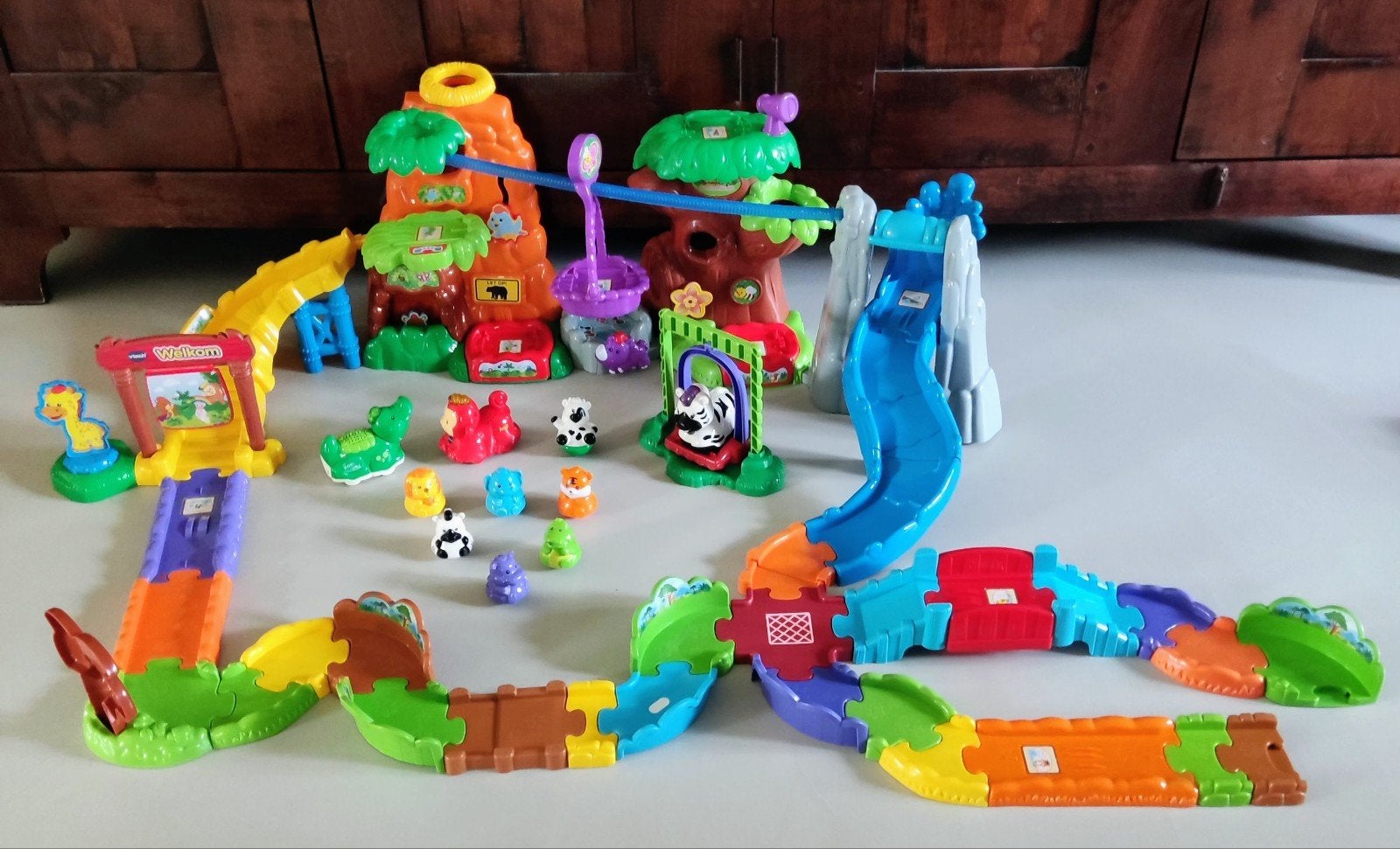 VTech Zoef Zoef jungle park, Ophalen of Verzenden, Zo goed als nieuw, Jongen of Meisje
