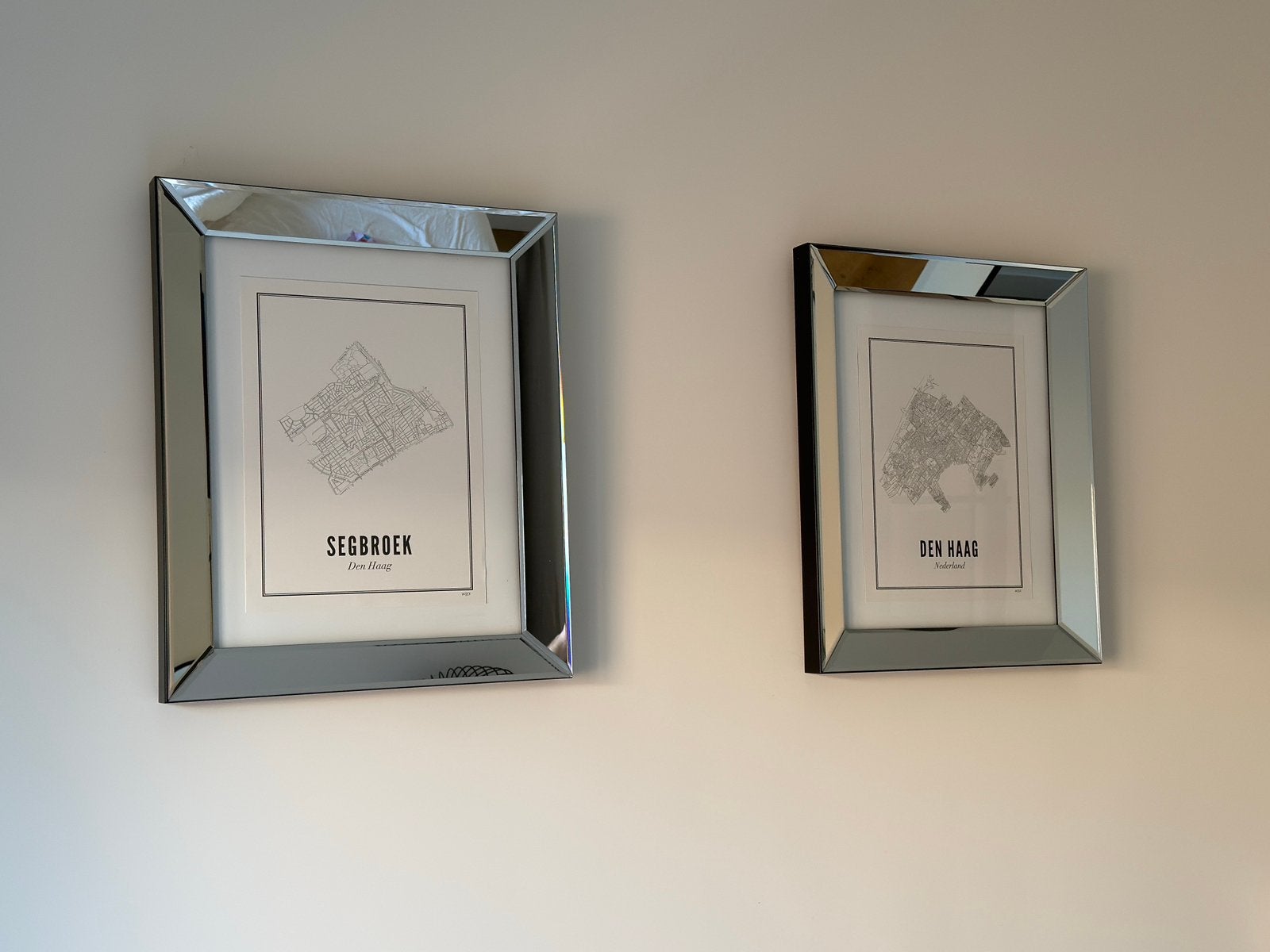 Spiegellijsten fotolijsten 50 x 60 cm zilver | Eric Kuster, Ophalen, Zo goed als nieuw